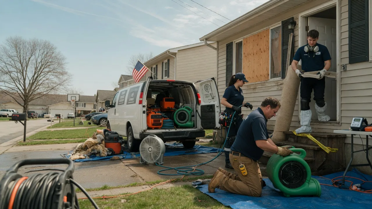 Water Damage Restoration in Minto, ND near me